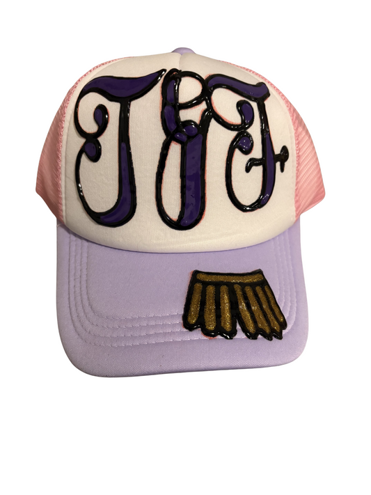 Three toned trucker hat