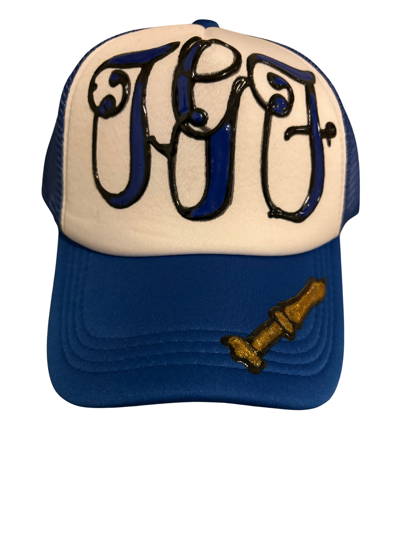Dark blue trucker hat