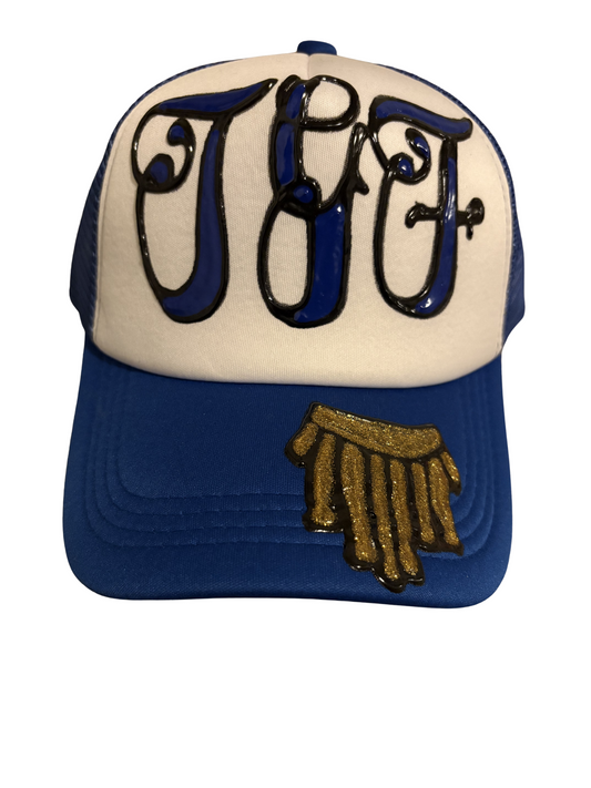 Dark blue trucker hat