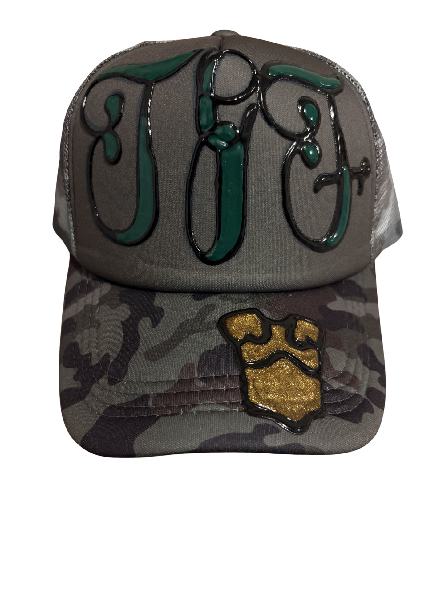 Camo trucker hat
