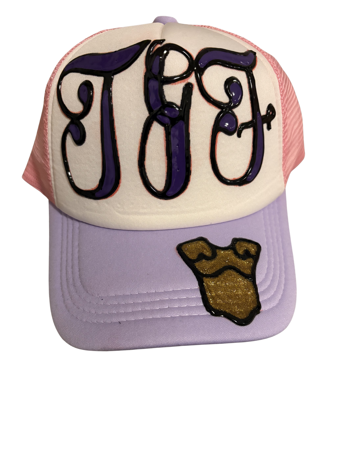 Three toned trucker hat