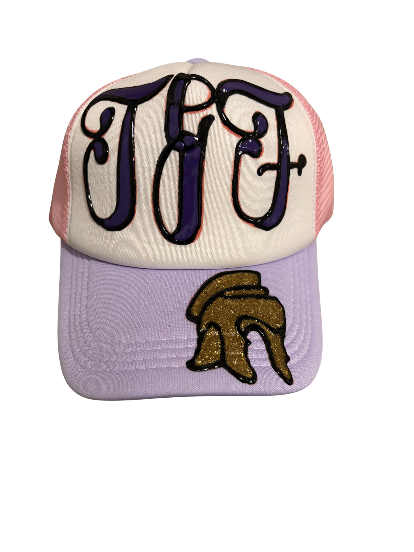 Three toned trucker hat
