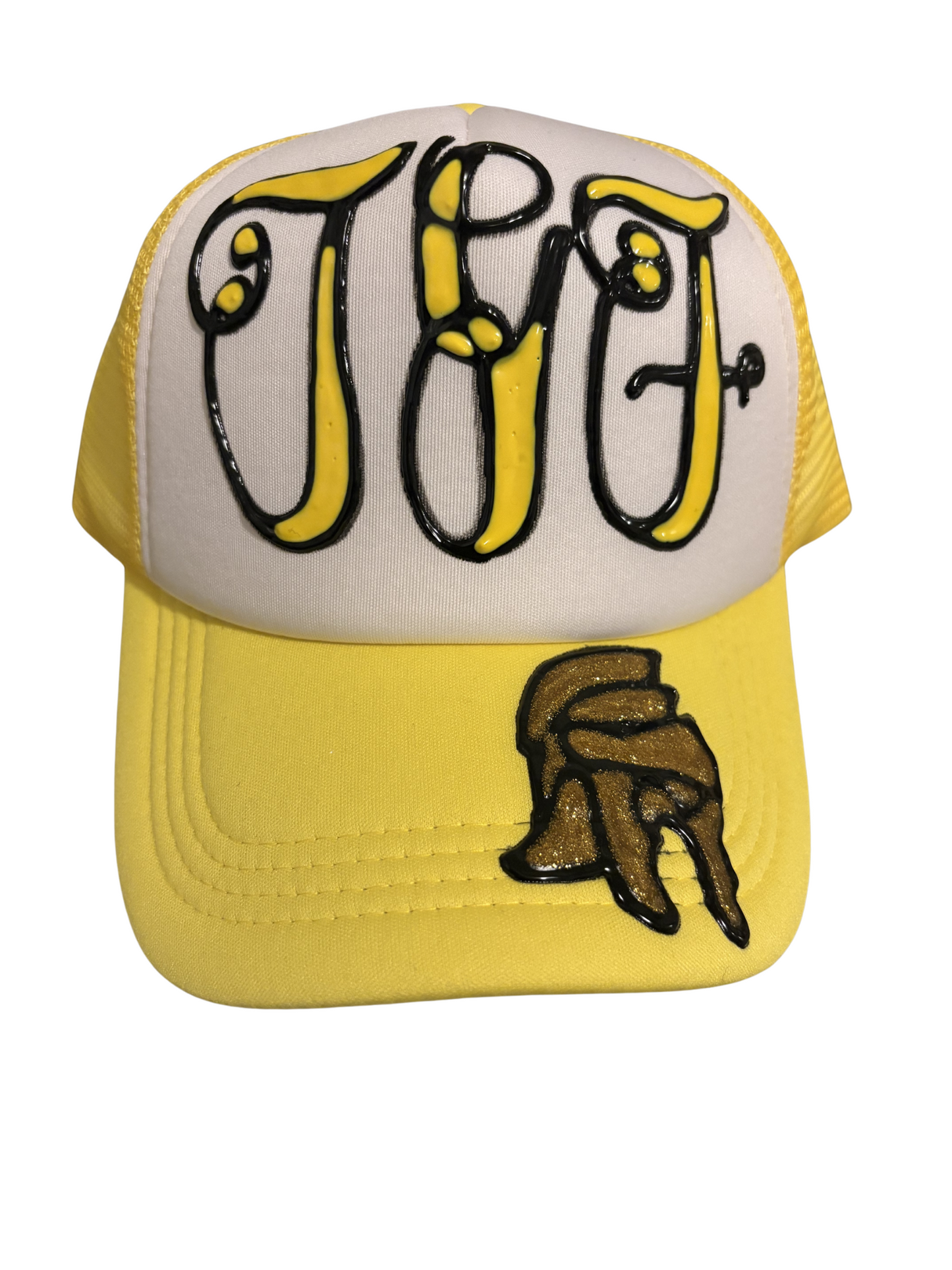 Yellow trucker hat